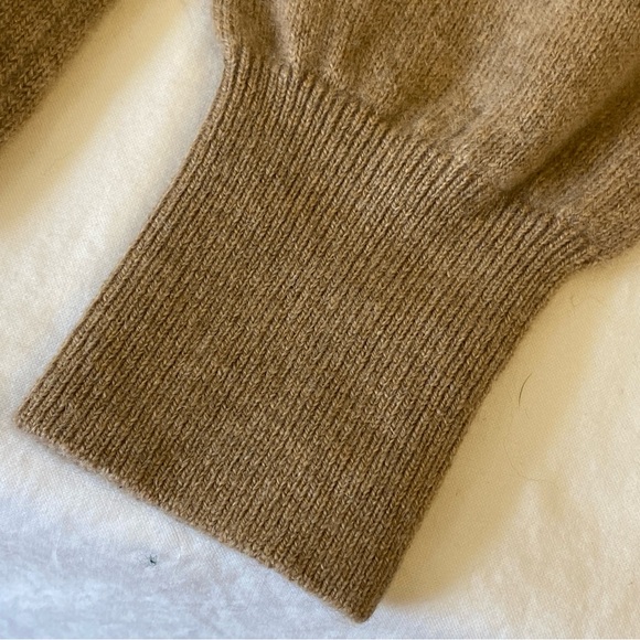 State Cashmere brand tan Cashmere Turtleneck Sweater in M/L - Picture 10 of 11